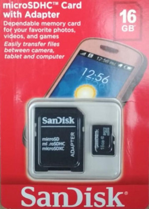 16GB SmartBuy MicroSDHC (Transflash) class 10 20102333
