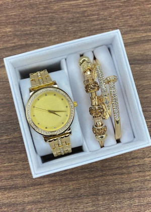 Подарочный набор часы, 2 браслета и коробка 20628044