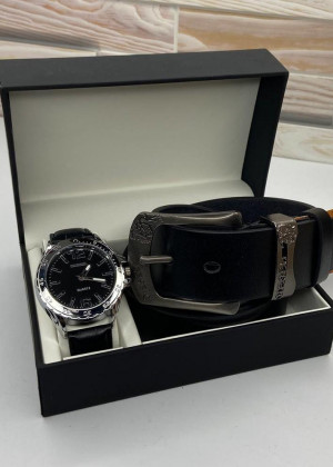 Подарочный набор часы, ремень и коробка 20628048
