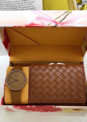 Подарочный набор часы, кошелёк + пакет 20632821