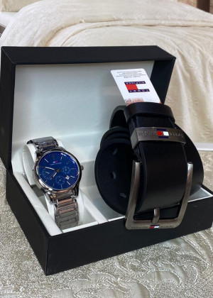 Подарочный набор часы, ремень и коробка 20637413