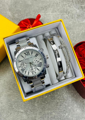 Подарочный набор часы, 2 браслета и коробка 20713429