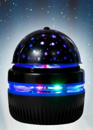 Ночник "Магический шар" LED USB черный 7,9х7,9х9,6 см. 20810753