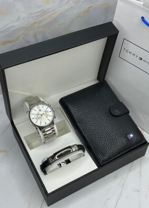 Подарочный набор часы, браслет, кошелёк и коробка 20826024