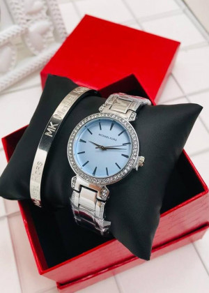 Подарочный набор для женщин часы, браслет + коробка #21151257