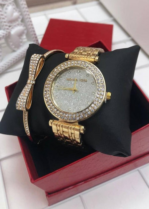 Подарочный набор для женщин часы, браслет + коробка 21151266