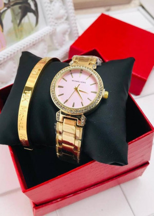 Подарочный набор для женщин часы, браслет + коробка #21177577