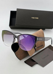 Набор женские солнцезащитные очки, коробка, чехол + салфетки