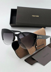 Набор женские солнцезащитные очки, коробка, чехол + салфетки