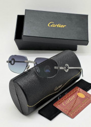 Набор женские солнцезащитные очки, коробка, чехол + салфетки