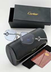 Набор женские солнцезащитные очки, коробка, чехол + салфетки