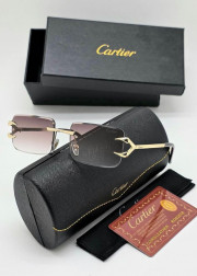 Набор женские солнцезащитные очки, коробка, чехол + салфетки