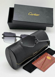 Набор женские солнцезащитные очки, коробка, чехол + салфетки