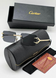 Набор женские солнцезащитные очки, коробка, чехол + салфетки