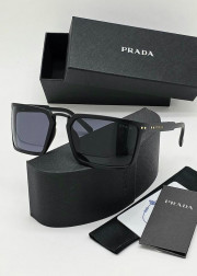 Набор мужские солнцезащитные очки, коробка, чехол + салфетки