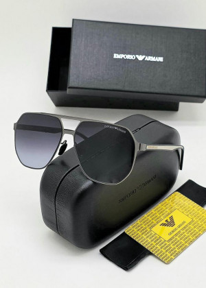 Набор мужские солнцезащитные очки, коробка, чехол + салфетки 22892488