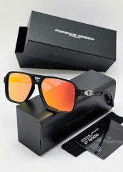 Набор мужские солнцезащитные очки, коробка, чехол + салфетки