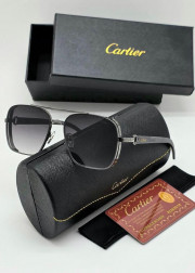 Набор мужские солнцезащитные очки, коробка, чехол + салфетки