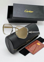 Набор мужские солнцезащитные очки, коробка, чехол + салфетки