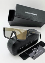 Набор мужские солнцезащитные очки, коробка, чехол + салфетки