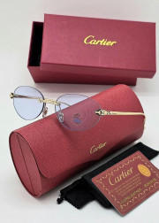 Набор женские солнцезащитные очки, коробка, чехол + салфетки