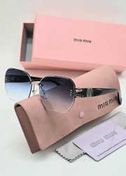 Набор женские солнцезащитные очки, коробка, чехол + салфетки