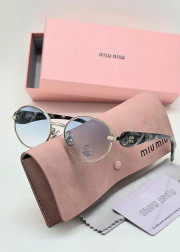 Набор женские солнцезащитные очки, коробка, чехол + салфетки