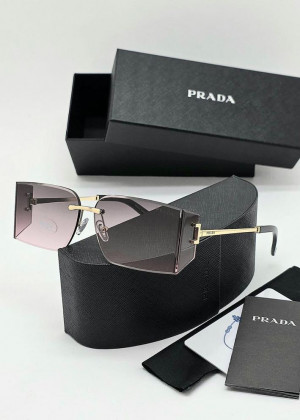 Набор женские солнцезащитные очки, коробка, чехол + салфетки #22945018