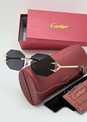 Набор женские солнцезащитные очки, коробка, чехол + салфетки 22986065