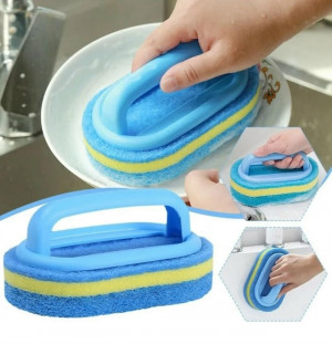 Щетка для мытья посуды с губкой 23026127