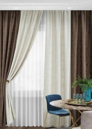 Комплект шторы и тюль