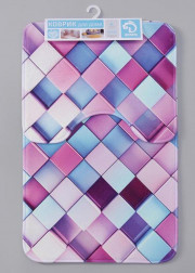 Коврик для ванны и туалета 2шт