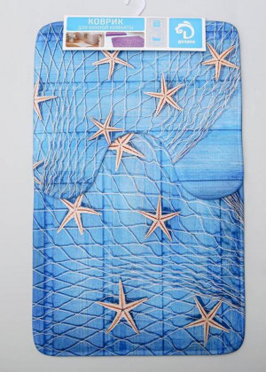 Коврик для ванны и туалета 2шт 23103929