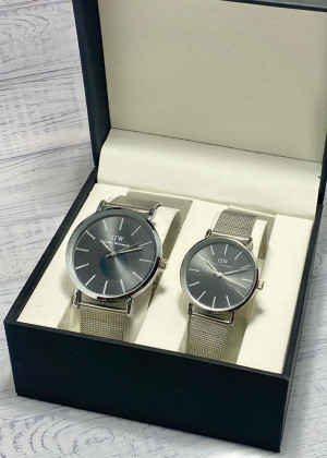 Подарочный набор часы для мужчин и для женщин + коробка #23124340