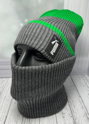 Шапка + шарф 2в1