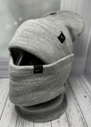 Шапка + шарф 2в1