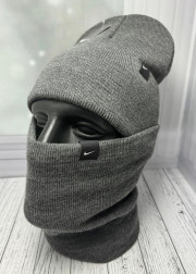 Шапка + шарф 2в1