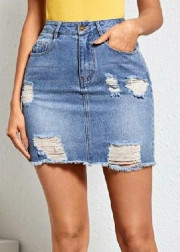 Джинсовая юбка