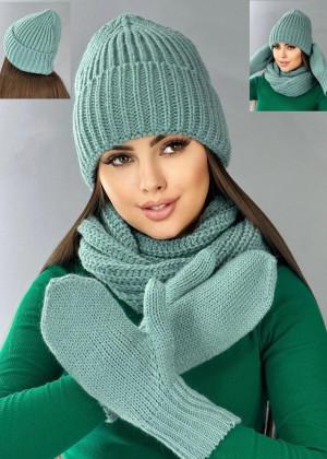 Шапка + шарф и перчатки #23209860