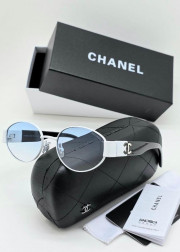 Набор женские солнцезащитные очки, коробка, чехол + салфетки