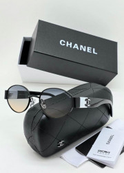 Набор женские солнцезащитные очки, коробка, чехол + салфетки