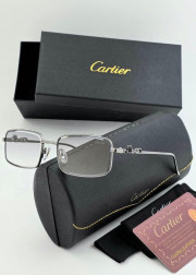 Набор мужские солнцезащитные очки, коробка, чехол + салфетки