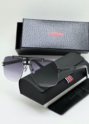 Набор мужские солнцезащитные очки, коробка, чехол + салфетки