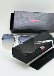 Набор мужские солнцезащитные очки, коробка, чехол + салфетки