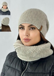 Шапка + шарф 2в1