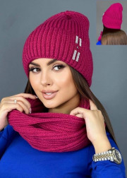 Шапка + шарф 2в1