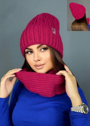 Шапка + шарф 2в1 #23260199