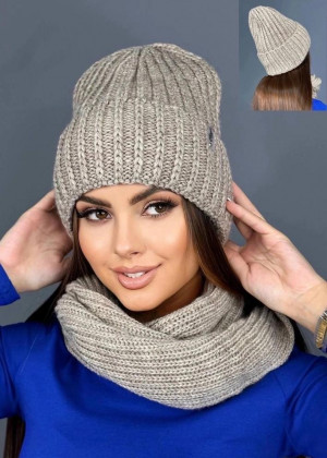 Шапка + шарф 2в1 #23260200