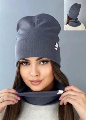 Шапка + шарф 2в1 #23260228