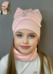 Шапка + шарф 2в1